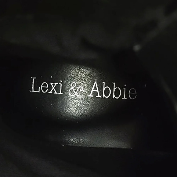 Lexi & Abbie Devon Women's Black Suede Lace Up Ankle Boots Size 6.5 - Picture 10 of 16